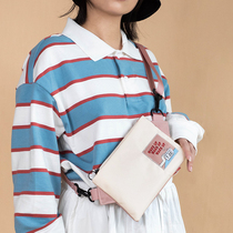 NULL Original Slanted Satchel Woman Light 100 Hitch Student Chest Bag Casual Sports Wind Personality Black Phone Bag