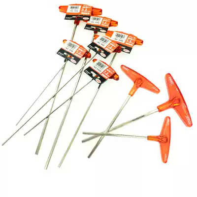 Japan imported Baili T-shaped straight head allen wrench 018-2 2 5 3 4 5 6 8mmT handle inner hexagonal