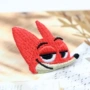 Cartoon Anime Crazy Animal City Fox Nick Cá nhân Vải thêu Sticker Trang trí DIY Trâm nhỏ - Trâm cài phụ kiện cài áo vest nam