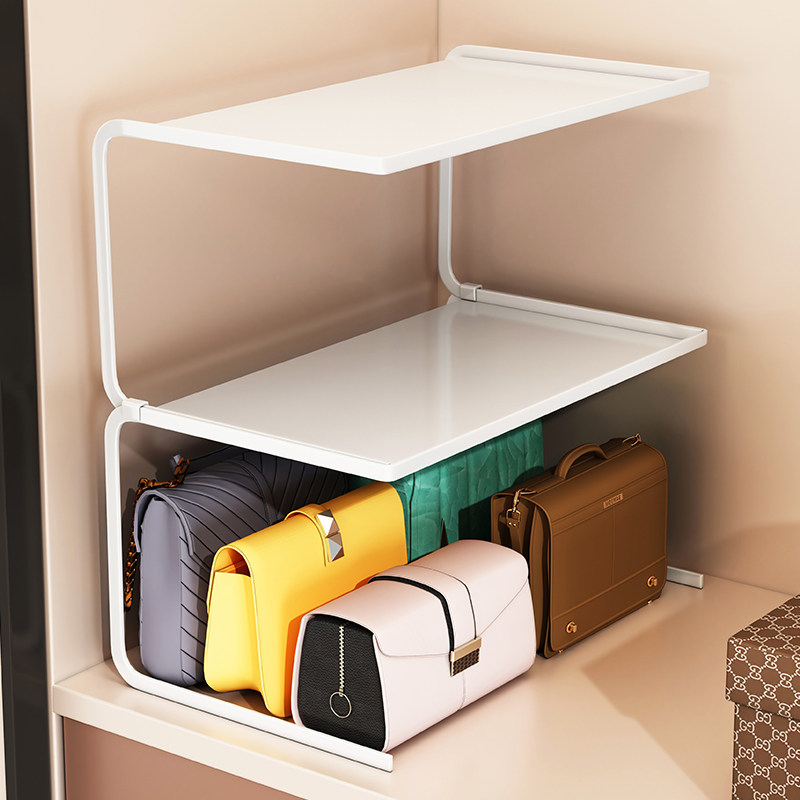 Package containing shelving cupboard hanging bag wardrobe separating plate Bag shelving shelving shelving box Dormitory Closet-Taobao