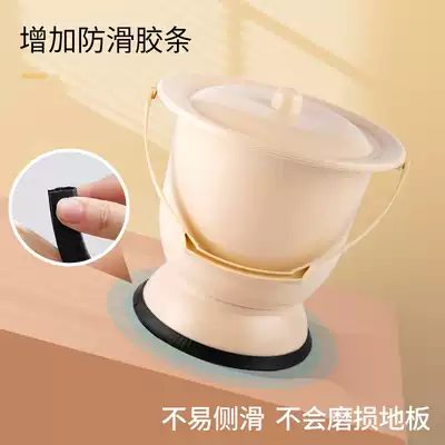 Thickened pregnant women simple spittoon household plastic adult elderly toilet night pot Female night urine bucket urinal deodorant