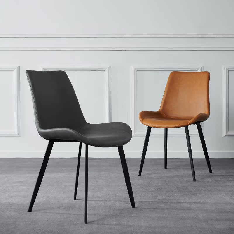 Nordic style chair modern minimalist desk chair creative net red computer makeup stool backrest home adult dining chair