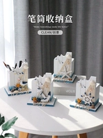 Креативный держатель для ручек, морская коробка для хранения для домашнего использования, деревянный декор для офиса, стиль, подарок на день рождения