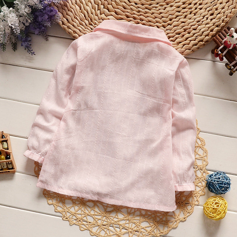 Chemise fille à manche longue - Ref 2087378 Image 10