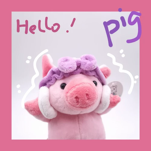 Tide, японский милый спонж, подвеска, плюшевая кукла, рюкзак, украшение на сумку, свинья