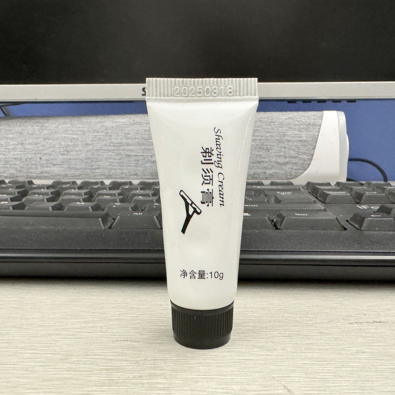 Free Shipping for 10 Pieces of Disposable Shaving Foam 10g for Travel, Guesthouses, Clubs, Inns, Sealed Mouth-Pieces for Shaving