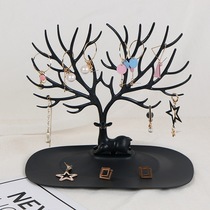 Antlers tree-shaped jewelry rack necklace ear ring rack storage rack hanging key holder desktop rack creative ornaments