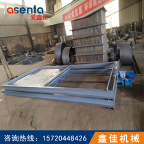 Electric rainwater flapper valve Carbon steel channel fish pond drainage gate valve manual sewage treatment flat gate