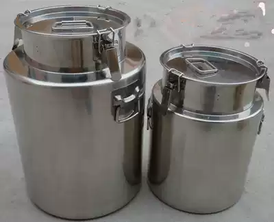 Stainless steel sealed oil drum food storage tank oil barrel wine barrel raw material transport tank sealed food tank