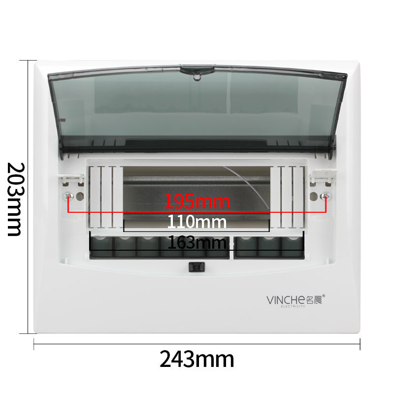 7-8-9 Position Household Concealed Lighting Distribution Box Circuit Breaker Box Air Switch Box Strong Current Box Surface-Mounted