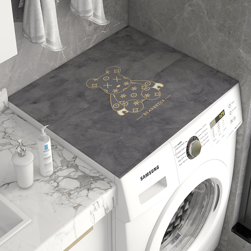 Tide Card Tumble Drum Full Automatic Washing Machine Dust Shield Cover Microwave Fridge Cover Towels Cover Cloth Leather Waterproof Mat-Taobao