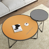 High-end Round Table Tea Table Cloth Silicone Waterproof Anti Oil Wash Pure Color Light Lavish Table Cloth Beauty Salon Round Table Mat