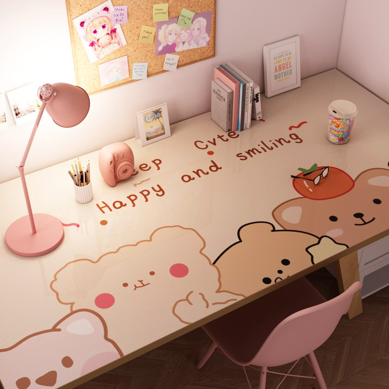 In air and environmental protection desk pad children eye care work student desk pad waterproof pvc tablecloth desktop pad