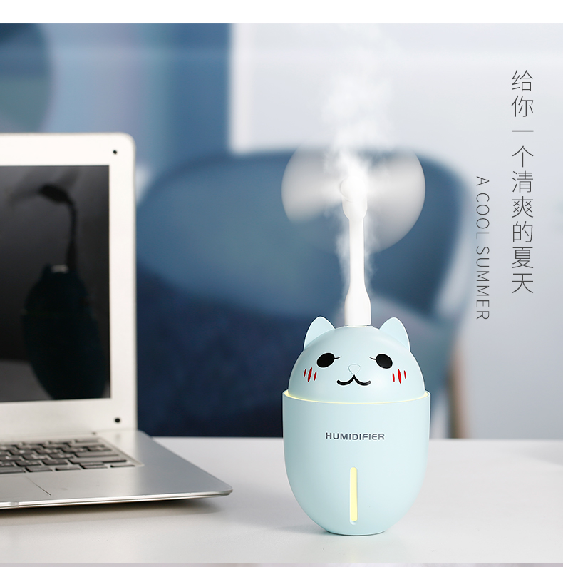 máy tạo độ ẩm xiaomi smartmi pure humidifier Mini máy tạo độ ẩm cho thú cưng USB với quạt nhỏ đèn ngủ ba trong một món quà dành cho mèo - Máy giữ ẩm phun sương trong phòng điều hòa