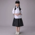 Học sinh trẻ em Áo dài Trung Quốc quần áo biểu diễn của trẻ em Quần áo học sinh Trung Hoa Dân quốc - Trang phục Trang phục