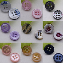 Shirt button for mens and womens shirt buckle color button Chiffon button T-shirt button small button red black pearl button