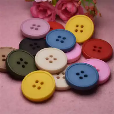 Button button, round suit button, overcoat buckle, hairy button, women's fashion button, black coat button, red Matt Button