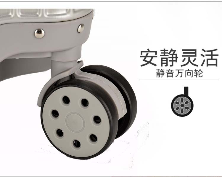 Vali nam 24 inch vali Hàn Quốc bánh xe vạn năng nhỏ hộp tươi mật khẩu hộp sinh viên hành lý xe đẩy trường hợp nữ vali hồng