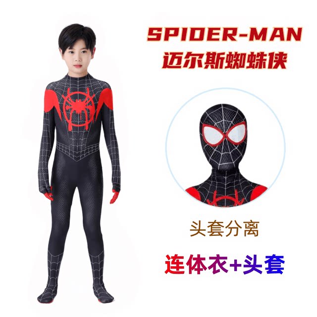 ເຄື່ອງນຸ່ງເດັກນ້ອຍ Spider-Man ຊຸດ bodysuit boy suit boy toy Halloween cos performance suit