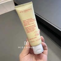 Clarins, хлопковое мягкое очищающее молочко, увлажняющий крем, 125 мл