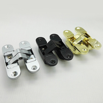 Three-dimensional adjustable invisible door hinge three-dimensional adjustable dark hinge folding door concealed concealed room door cross hinge