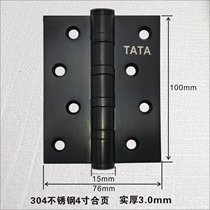4 inch 304 stainless steel flat open hinge drawing green ancient black gold PVD hinge 5 inch TATA hinge