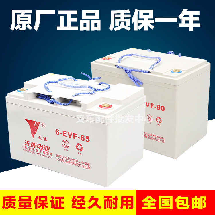 Zhongli Little Die Electric Forklift Accessories 85A Forklift Battery Hydraulic Push High Maintenance Free 65A Cell