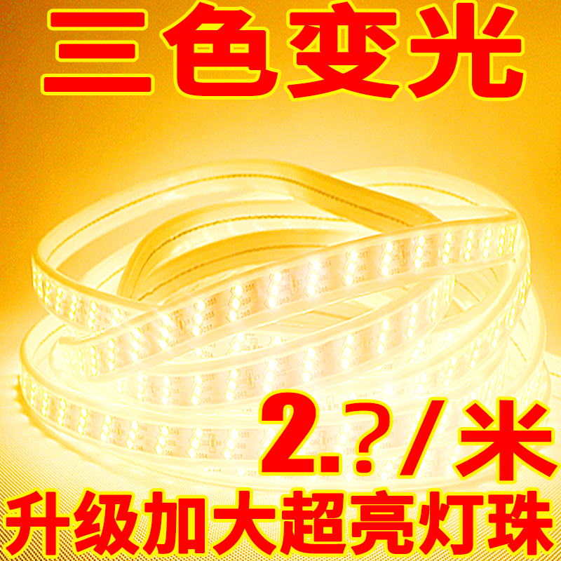 Highlight LED light with living-room Indoor suspension Ceiling Neon Outdoor Waterproof Patch Light Strips Red Green Blue Purple Powder Soft Light Strips