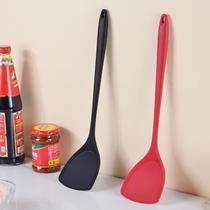 Silicone spatula non-stick pot special spatula high temperature resistant kitchenware set anti-scalding spatula frying spoon soup spoon household cooking spatula