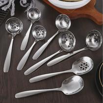 304 stainless steel spoon colander new home kitchen cooking utensils restaurant serving dish sharing spoon hot pot spoon