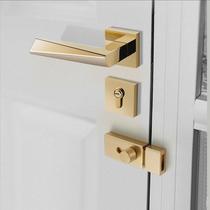 2022 New Aluminum Alloy Ming Bolt Door Buckle Door Bolt Anti-Theft Door Lock Door Latch Bathroom Thickened Wooden Door Pin