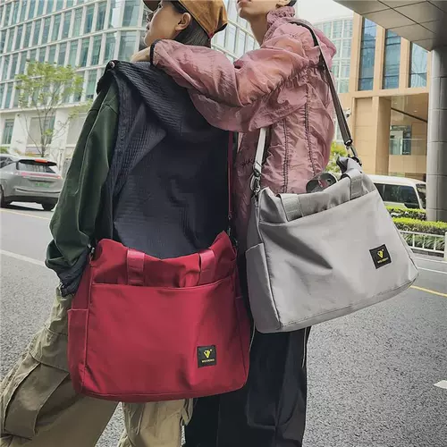 Нейлоновая водоотталкивающая вместительная и большая сумка через плечо, портативный ноутбук