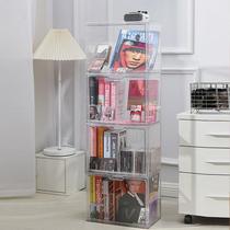 Album storage box CD storage box dustproof acrylic Blu-ray disc storage box collection tape record display rack