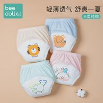 Summer baby toilet training pants washable diaper pants pure cotton leak-proof waterproof infant children learning pants and diapers
