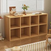 Bookshelf rack floor-to-ceiling bookcase home living room low storage cabinet storage cabinet layered rack small grid cabinet