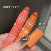 Kimchi Country Girls High Color Four-Color Crayon Lipstick Matte Matte Velvet Mini Lipstick Pen Does Not Fade and Does Not Stick to the Cup