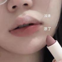 Pure desire fake makeup nude color lipstick waterproof non-fading non-stick lipstick student model affordable niche brand