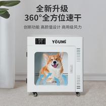 Intelligent pet drying box temperature-controlled dog water blower silent cat bathing hair dryer fully automatic hair drying