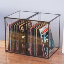 Vinyl record storage rack storage box LP storage box album display rack gramophone record player rack cabinet