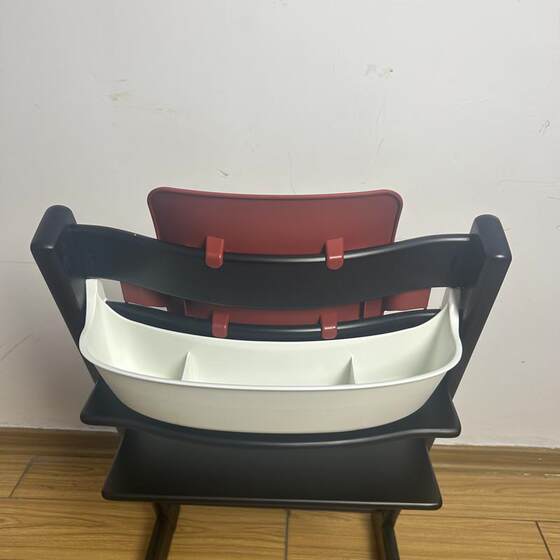 儿童餐椅收纳盒宝宝成长椅收纳盒置物架婴儿餐椅后置收纳箱仓置物