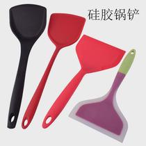 All-in-one all-in-one silicone spatula non-stick cooking spatula kitchen utensils silicone Tamagoyaki flat mouth spatula Chinese spatula high temperature resistance