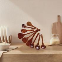 Stir-frying wooden spatula high temperature resistant induction cooker extended wooden spatula wooden spatula wooden spatula soup spoon special pot for cooking