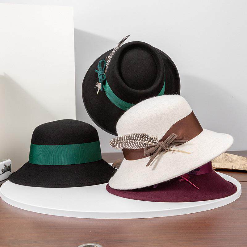 英式赫本复古黑色网纱小礼帽头饰女年会礼服舞台走秀表演帽子详情8