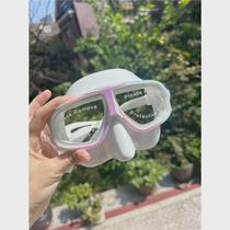 Free diving aurora mermaid mask master low volume anti-fogging ultra-light soft silicone snorkeling no fogging