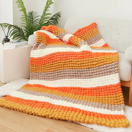 Одеяло, плетеный зимний клубок пряжи, набор материалов, DIY, избавление от скуки