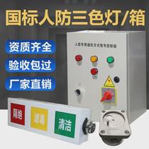 Civil air defense control box call button explosion-proof switch call engineering anti-explosion three-color light ventilation signal light box LED