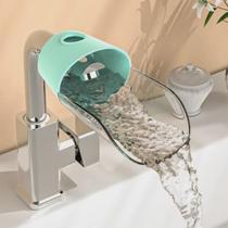 Faucet spout extender childrens hand washing artifact cartoon silicone auxiliary extender lengthened anti-splash head water diverter