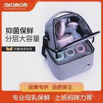 ALAMOM Breast Milk Storage Ice Pack Blue Ice Insulation Portable Breastfeeding Equipment Cooling Bag for Work