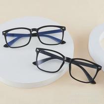 Anti-blue light glasses 8082 womens flat glasses blue light computer goggles retro glasses frame womens square frame