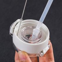 Bottle straw brush special straw brush for baby water cup and bottle hose brush stainless steel straw brush accessories